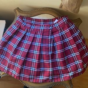 Halloween Plaid Schoolgirl Skirt